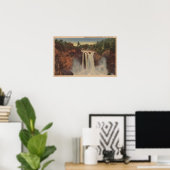 Snoqualmie Falls, WA - Aussicht auf Wasserfälle &  Poster (Heimbüro)