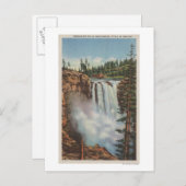 Snoqualmie Falls, WA - Blick auf Wasserfälle am ob Postkarte (Vorne/Hinten)