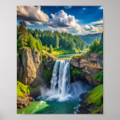 Snoqualmie Falls, WA Poster (Vorne)