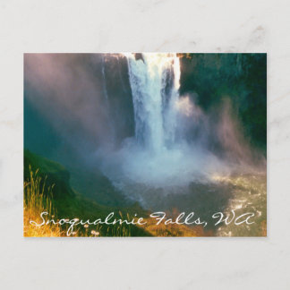 Snoqualmie Falls, WA Postkarte