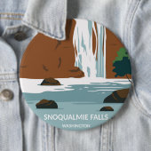 Snoqualmie Falls Washington Button (Beispiel)