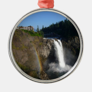 Snoqualmie Falls Washington Ornament Aus Metall