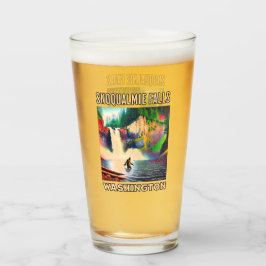 Snoqualmie Falls Washington Shirt, Sasquatch Glas
