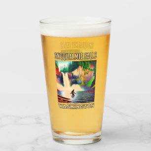 Snoqualmie Falls Washington Shirt, Sasquatch Glas