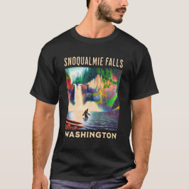 Snoqualmie Falls Washington Shirt, Sasquatch T-Shirt