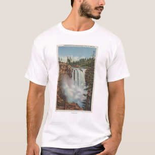 Snoqualmie fällt, WA - Ansicht von Fällen oben T-Shirt