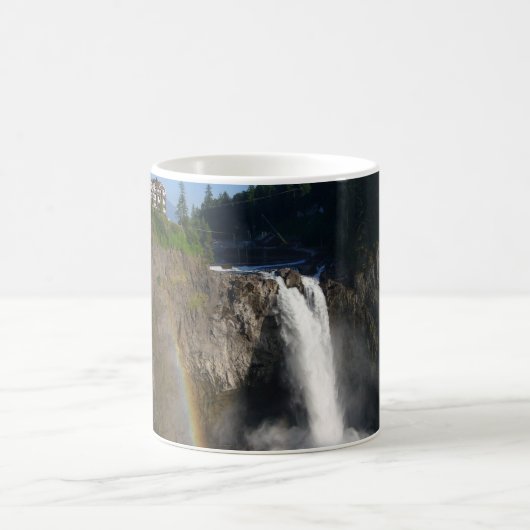 Snoqualmie fällt Washington Kaffeetasse (Mittel)
