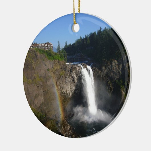 Snoqualmie fällt Washington Keramik Ornament (Links)