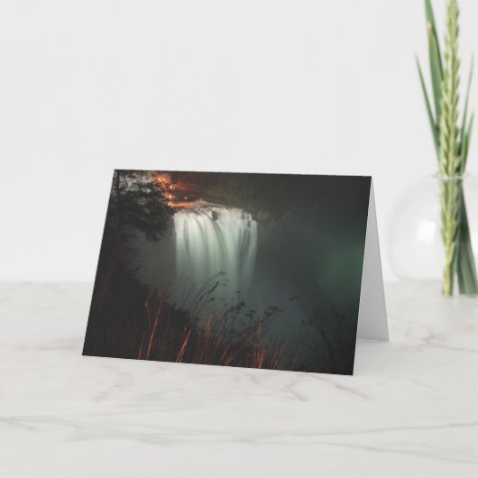 Snoqualmie nachts karte (Vorderseite)