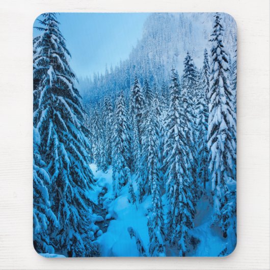 Snoqualmie Pass, Washington Staat. Mousepad (Vorne)