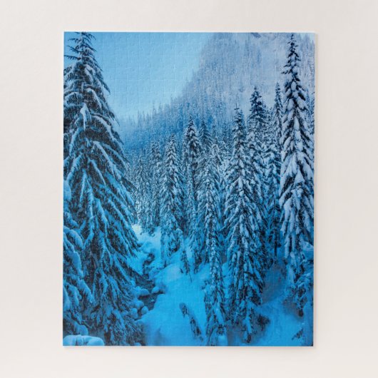 Snoqualmie Pass, Washington Staat. Puzzle (Vertikal)
