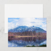 Snoqualmie-See-Reflexion Postkarte (Vorne/Hinten)