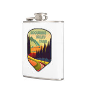 Snoqualmie Valley Trail Washington Staat Colors Flachmann (Links)