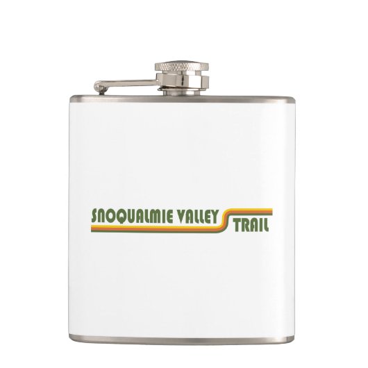 Snoqualmie Valley Trail Washington Staat Flachmann (Vorderseite)
