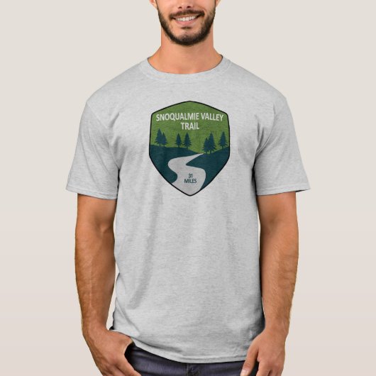 Snoqualmie Valley Trail Washington Staat T-Shirt (Vorderseite)