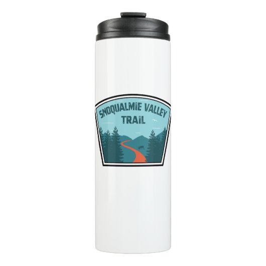 Snoqualmie Valley Trail Washington Staat Thermosbecher (Vorderseite)