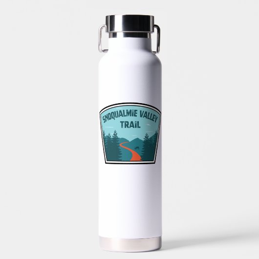 Snoqualmie Valley Trail Washington Staat Trinkflasche (Vorne)