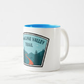 Snoqualmie Valley Trail Washington Staat Zweifarbige Tasse (VorderseiteRechts)