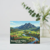Snoqualmie Valley USA Postkarte (Stehend Vorderseite)