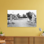 Snoqualmie, WA - Snoqualmie Falls Lodge Leinwanddruck (Insitu (Wohnzimmer))