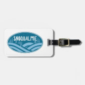 Snoqualmie Washington im Freien Gepäckanhänger (Vorderseite horizontal)