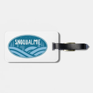 Snoqualmie Washington im Freien Gepäckanhänger