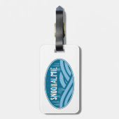 Snoqualmie Washington Outdoors Gepäckanhänger (Rückseite vertikal)