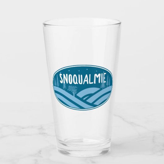 Snoqualmie Washington Outdoors Glas (Vorderseite)