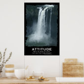 Snoqualmie Wasserfall ATTITUE Motivierend Poster (Küche)