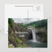 SnoqualmieFalls Postkarte (Vorne/Hinten)