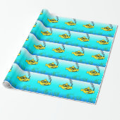 Snorkel Goldfish Pattern Geschenkpapier (Ungerollt)