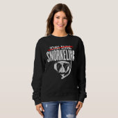Snorkel Graphic Snorkeler Scuba Diver Diving Snork Sweatshirt (Vorne ganz)