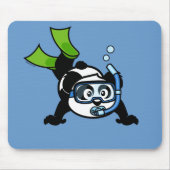 Snorkel-Panda Mousepad (Vorne)