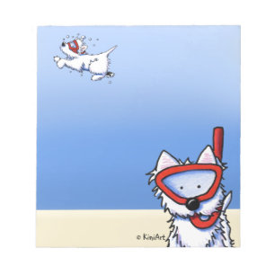 Snorkel Westies Notepad Notizblock