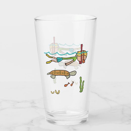 Snorkeling Glas (Rückseite)