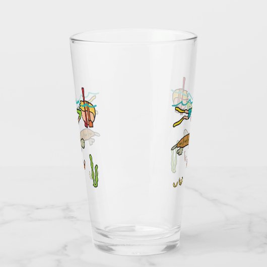 Snorkeling Glas (Links)