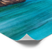 Snorkeling in Paradise Poster (Ecke)