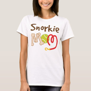 Snorkie Hundezucht-Mama-Geschenk T-Shirt