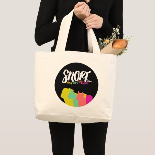 SNORT-Logo-Tasche Jumbo Stoffbeutel (Vorderseite (Produkt))