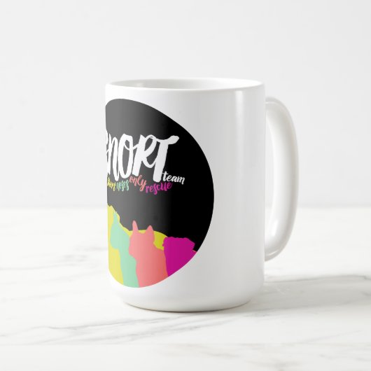 SNORT-Logo-Tasse Tasse (VorderseiteRechts)