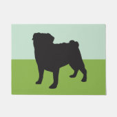 SNORT-Mopsfußmatte Fußmatte (Vorderseite)