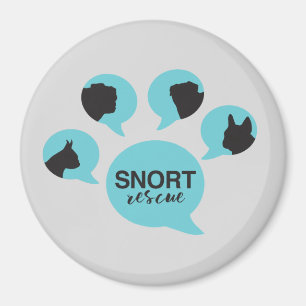 SNORT-Pfostenlogomagnet Magnet