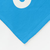 Snorts, schnarcht u. niest Mops-Fleece-Decke Fleecedecke (Ecke)