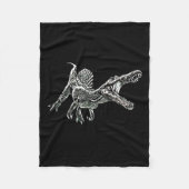Snosaurus Motif Dinosaur Prehistoric Predator Dino Fleecedecke (Vorderseite)