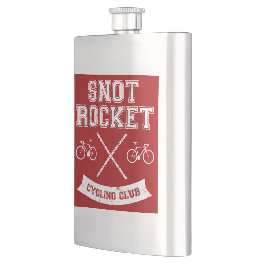 Snot Rocket Cycling Club Flachmann (Links)