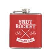 Snot Rocket Cycling Club Flachmann (Vorderseite)