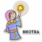 Snotra Norse Mythology Aufkleber (Vorderseite)