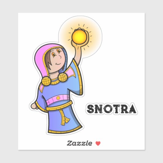 Snotra Norse Mythology Aufkleber (Blatt)