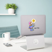 Snotra Norse Mythology Aufkleber (Laptop auf Schreibtisch)