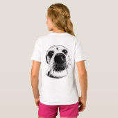 Snout First Terrier T-Shirt (Schwarz voll)